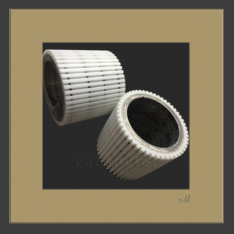 Ru lô ép bao bì ống hút